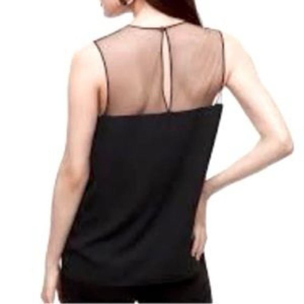 Aritzia Babaton Elegant Black Sheer Women's sleeveless Top size XS - Picture 2 of 11